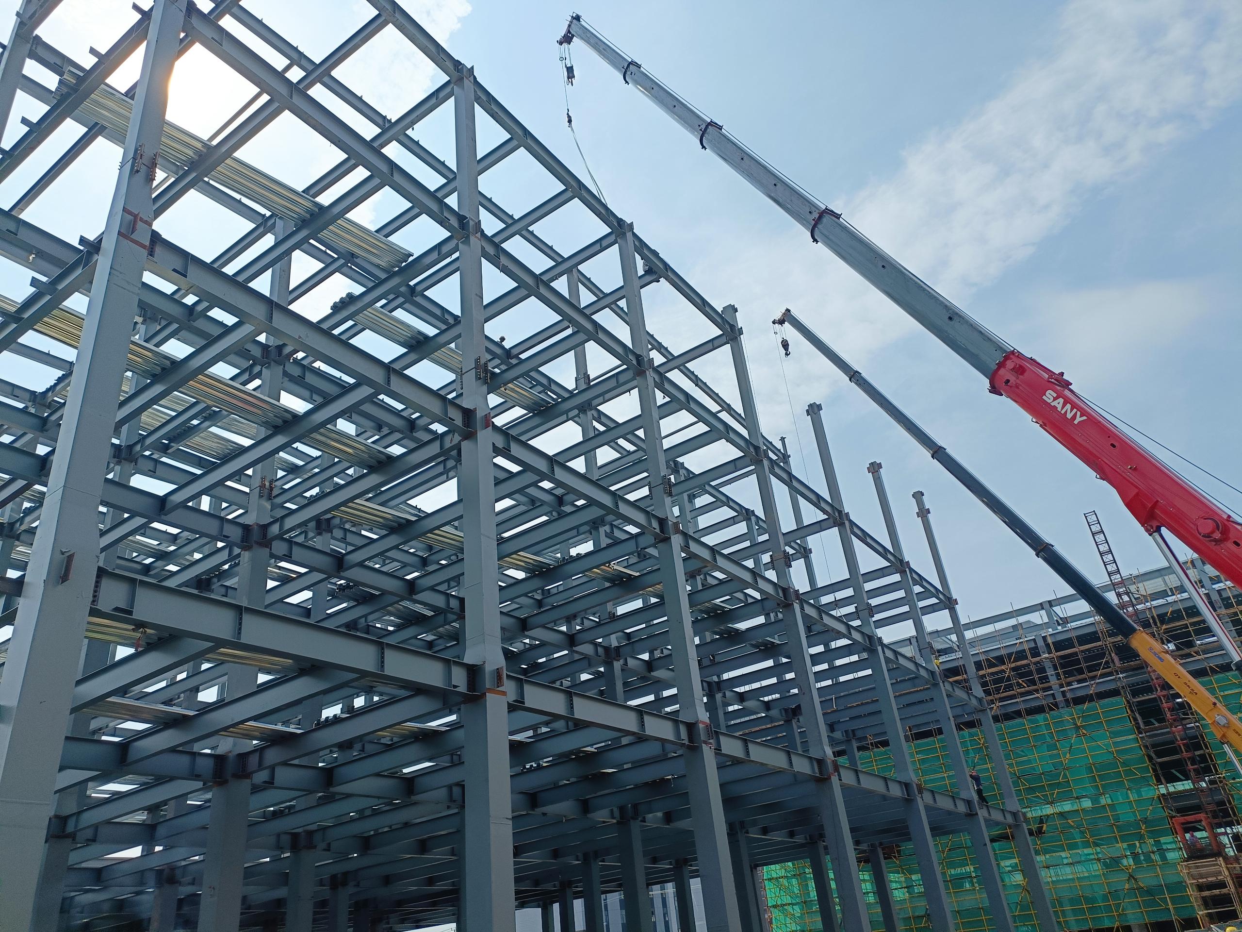 Warsha ya muundo wa chuma wa Uganda Multifloor Mill