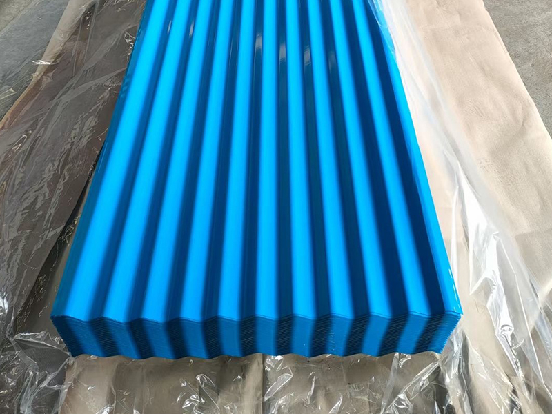 ແຜ່ນເຫຼັກ Corrugated ເຄືອບສີ